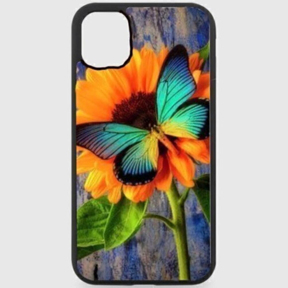 SUNFLOWER and Butterfly Phone case